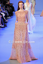 最仙不过Elie Saab 水彩色礼服2014春季系列#礼服##时尚##设计##婚礼##婚纱##设计#