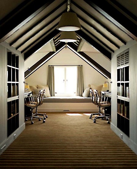 attic home office wi...