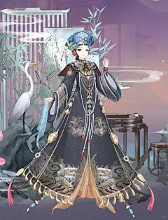 盛世芳华 清装图鉴 清朝服饰套装 旗袍_3_三叶果子饼_来自小红书网页版