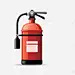 消防灭火器矢量图