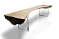 wood benches by adrian swinstead