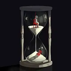 黑暗预警｜日本画师用致郁风插画，画出了每一个社会人的心声…… 