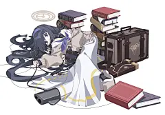 【碧蓝档案】“来杯冰咖啡吧”泳装忧的各种可爱小动作