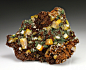 Wulfenite with Mimetite from Mexico