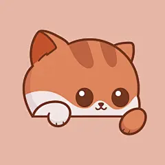 卡通可爱小猫咪插画矢量图设计素材