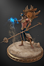 Ra - The Egyptian Sun God, James Lin : Hey guys! Ra The Egyptian Sun God is another one of my personal projects. The design is my own while I did reference all sources especially the Ra from "Smite".