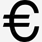 大的欧元符号图标高清素材 商业 外汇 欧元 货币 钱 银行 UI图标 设计图片 免费下载 页面网页 平面电商 创意素材