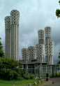 1957 Ventilation Building | Architect: Dirk Roosenburg | Velsertunnel, Velsen, Netherlands | Photo: Klaas Vermaas - Via