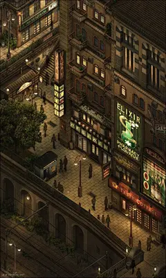 艺术家JP Cummins超精湛的城市轴测图 - 灵感日报
