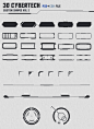 30 Cybertech Shapes Vol. 1 : Due to Envato's rules, more than 30 shapes is not acceptable, hence the split. Price is split too. 30 Shapes, with futuristic look. Sizes can be adjusted. This product can be found on graphicriver....