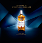Ballantines : Three presented pictures were created for the campaign promoting new Ballantine's whiskey bottle. Each of them was photographed in the actual set design, and the final effect is a result of a refine game of lights and reflections.photo: Tome