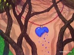 几米 蓝石头

蓝石头紧紧贴在少女胸前，就想是一颗真正幸福的心
她拥有一切，但它却一无所有

