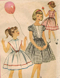 服装｜古董爱丽丝。
50年代童装欣赏。