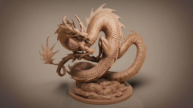 龙模型雕塑