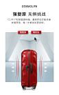 Samsonite/新秀丽时尚万向轮旅行箱贝壳箱20寸CURV材质拉杆箱 v22-tmall.com天猫