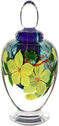 Perfume bottle created and hand-blown by Mayauel Ward