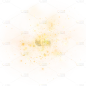 黄色发光光斑光效元素GDFXPM2302