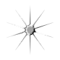 酸性艺术抽象金属图形素材PNG免抠图_Shape-083