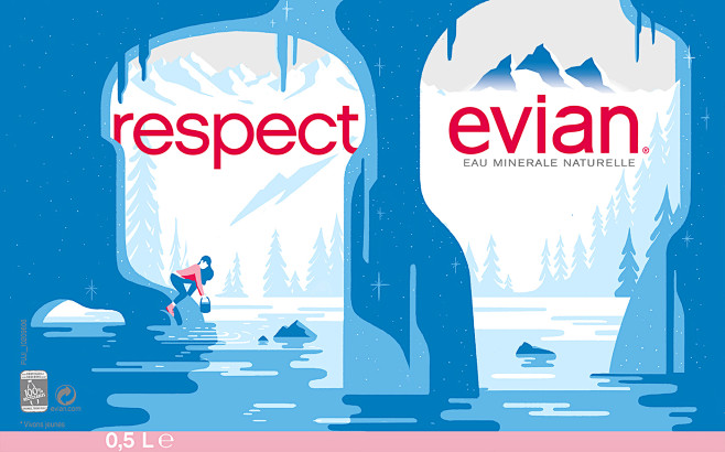 Evian illustrated ca...