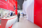 MAP Healthwatch Pavilion CSITF 2019 : In 2019, the hungarian tech startup MAP Healthwatch had its own stand at the China International Technology Fair. WYN.DESIGN created the concept of the stand based on the visualization of information flow in the cloud