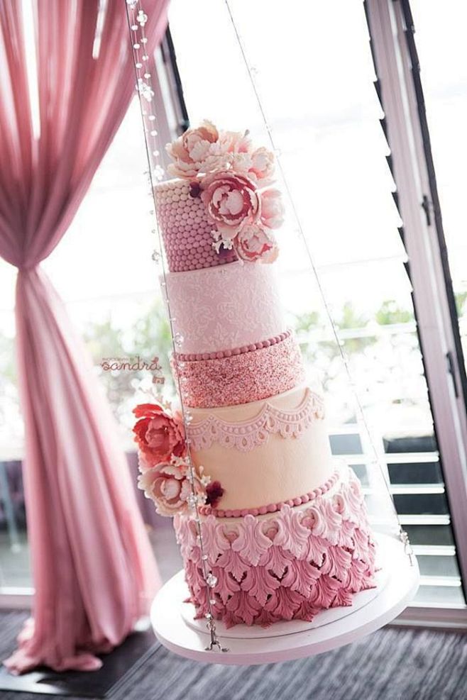 婚礼蛋糕：粉红回忆