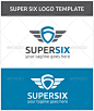 超级六标志——数字标识模板Super Six Logo - Numbers Logo Templates应用,博客,蓝色、商业、干净、公司,波峰,六,图标,字母,标志模板,现代,号码,打印,打印好,盾牌,6、时尚、超级,超市,矢量,网络,网站,赢了,翅膀,赢家 app, blog, blue, business, clean, company, crest, hexa, icon, letter, logo template, modern, number, print, print ready, shi