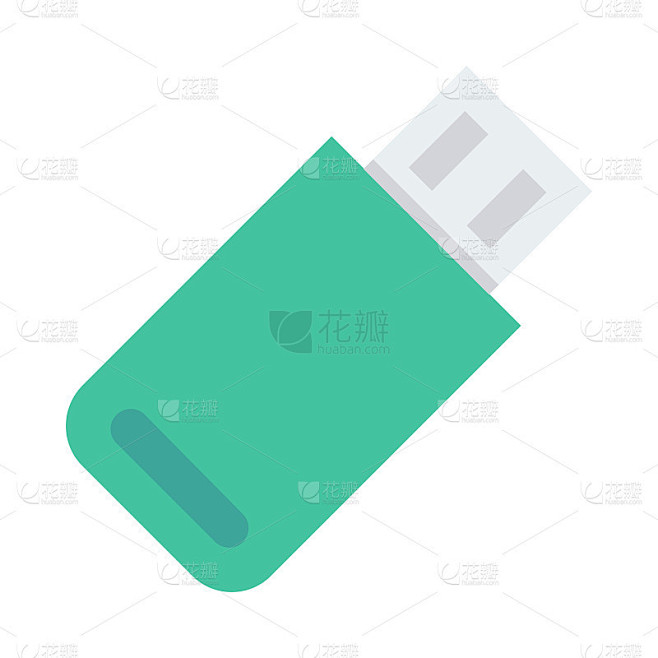 USB平面矢量图标