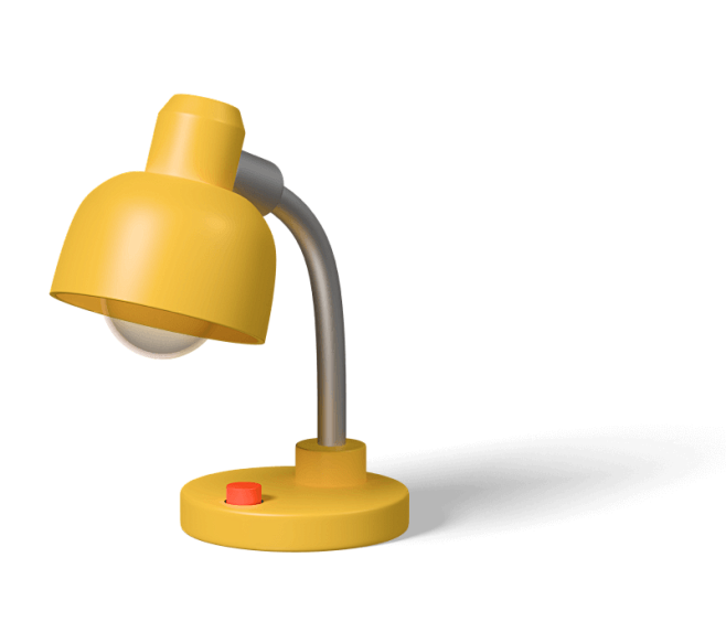 3d lamp icon angle v...