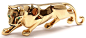 CARTIER Yellow Gold Panther Brooch image 2
