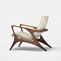 I would love for one of these to fall into my hand-  Vladimir Kagan - Contour lounge chair