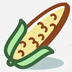 简笔玉米 设计图片 免费下载 页面网页 平面电商 创意素材
