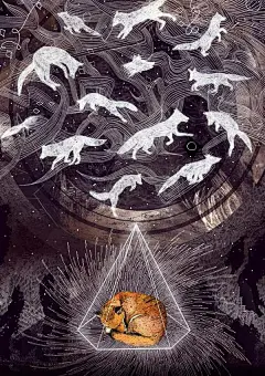 Sandra Dieckmann 充满奇幻色彩的细致插画 童话 插画 手绘 小清新 商业插画 书籍插画 个性插画 