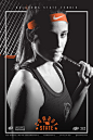 2016 Oklahoma State Women's Tennis Posters : Artwork for the 2016 Oklahoma State Cowgirl Tennis posters, in continuation of the Cowboy State series. Photography by Bruce Waterfield, poster design work by myself.