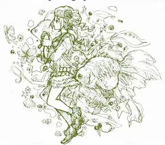 《有些梦想》~草稿一张+线稿