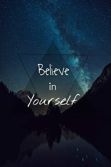Believe you can and ...