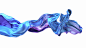 【知识星球：地产重案】【微信号：arsion575】@上山打草 ⇦点击查看Abstract 3d rendering flowing blue cloth background