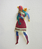 [Girl-Bird (paper sculpture)] 