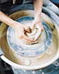 Wheel throwing by Seed & Stone Pottery