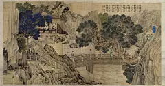 金廷标乾隆皇帝宫中行乐图轴 - 故宫博物院