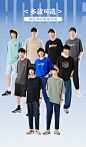 A21男装宽松短袖T恤夏季2022新款潮牌情侣装夏装打底衫男白色体恤-tmall.com天猫