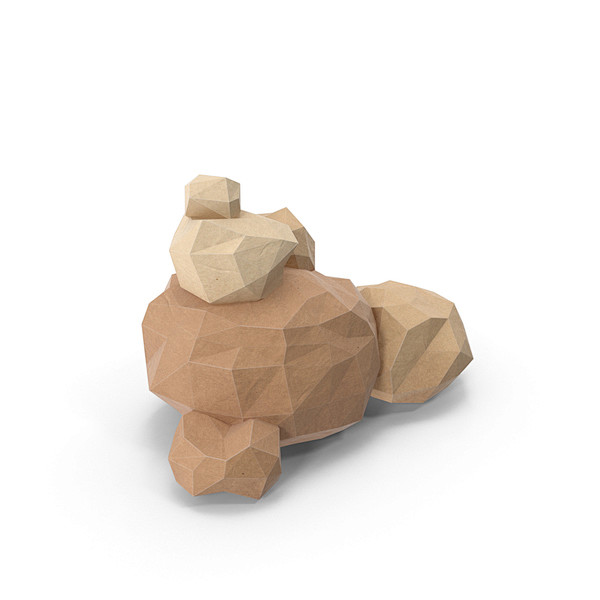 Low Poly Boulders Ob...