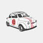 Fiat 500 Abarth by Marc Carreras, via Behance