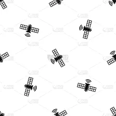 式样,黑色,卫星,分离着色,几何形状,无线电通信装置,太空,图像,沟通,重复