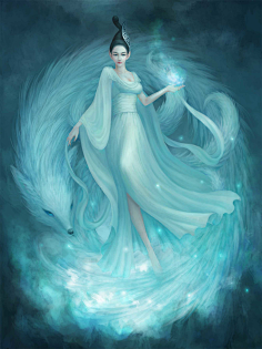 半妖倾城-花瓣网|陪你做生活的设计师 | 美人鱼