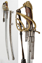 peashooter85: “A saber with attached pinfire revolver, Italian, dated 1864. ”