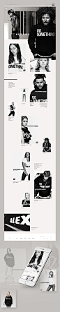 Redesign of the fashion designer Alex Wang´s website. This is a personal project.: 