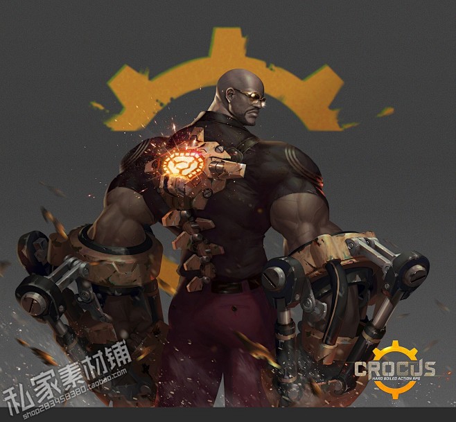 角色-暴徒，黑帮，西装，牛仔，欧美角色设计，设计元素，设计稿，壮汉，魔幻，现代，科幻，角色三视图，角色概念，角色立绘，欧美形体，角色形体，角色 ...