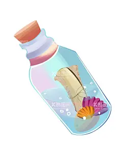 手绘漂流瓶  - 源文件下载【酷图网】瓶子插画,T恤插画,手机壳插画,原创插画,创意插画,手绘瓶子,漂流瓶素材,手绘漂流瓶,世界自闭症日,自闭症,关爱,关心,留守儿童,治愈,孤独,忧郁,内心,玻璃瓶,孤单,漂流瓶,星星,星空