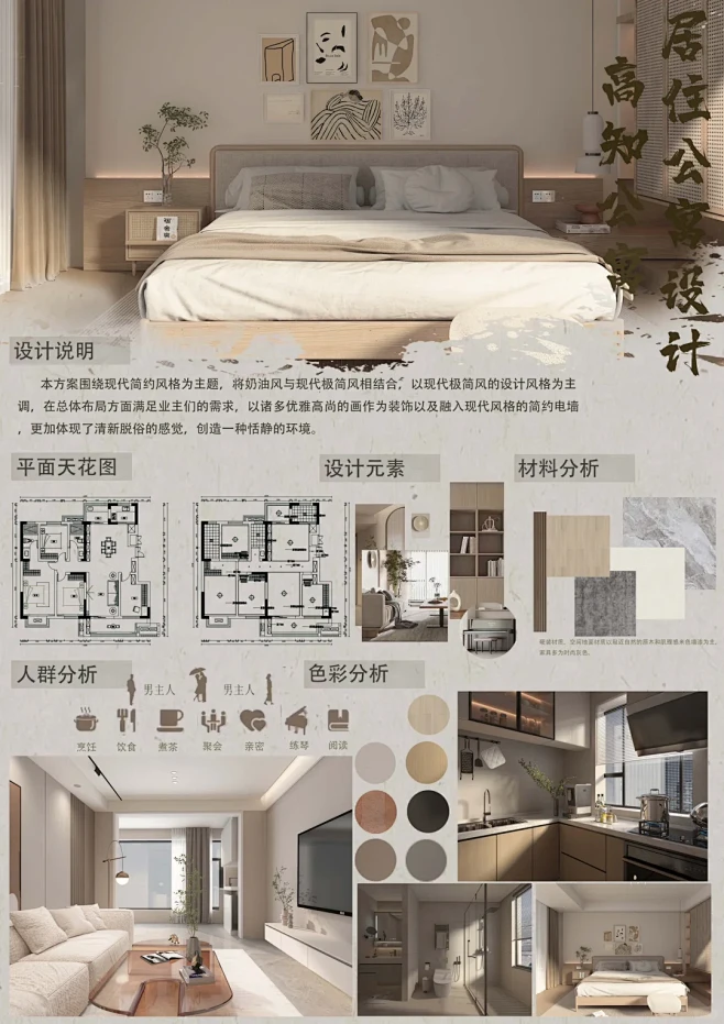 室内毕业设计展板分享 - 小红书-花瓣网