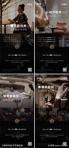 圈层价值系列海报_源文件下载_1125X2436像素-高知,人物,圈层,质感,超级,符号,平层,豪宅,高端,黑金,价值,系列,房地产-作品编号:2024091809589891-志设-zs9.com